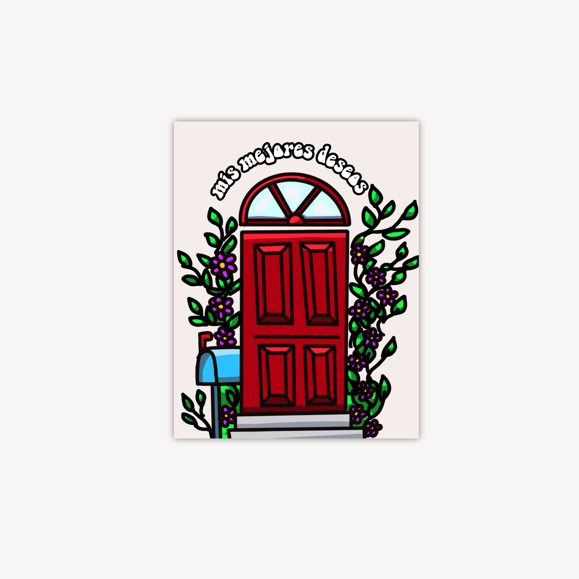 Mis Mejores Deseos Greeting Card