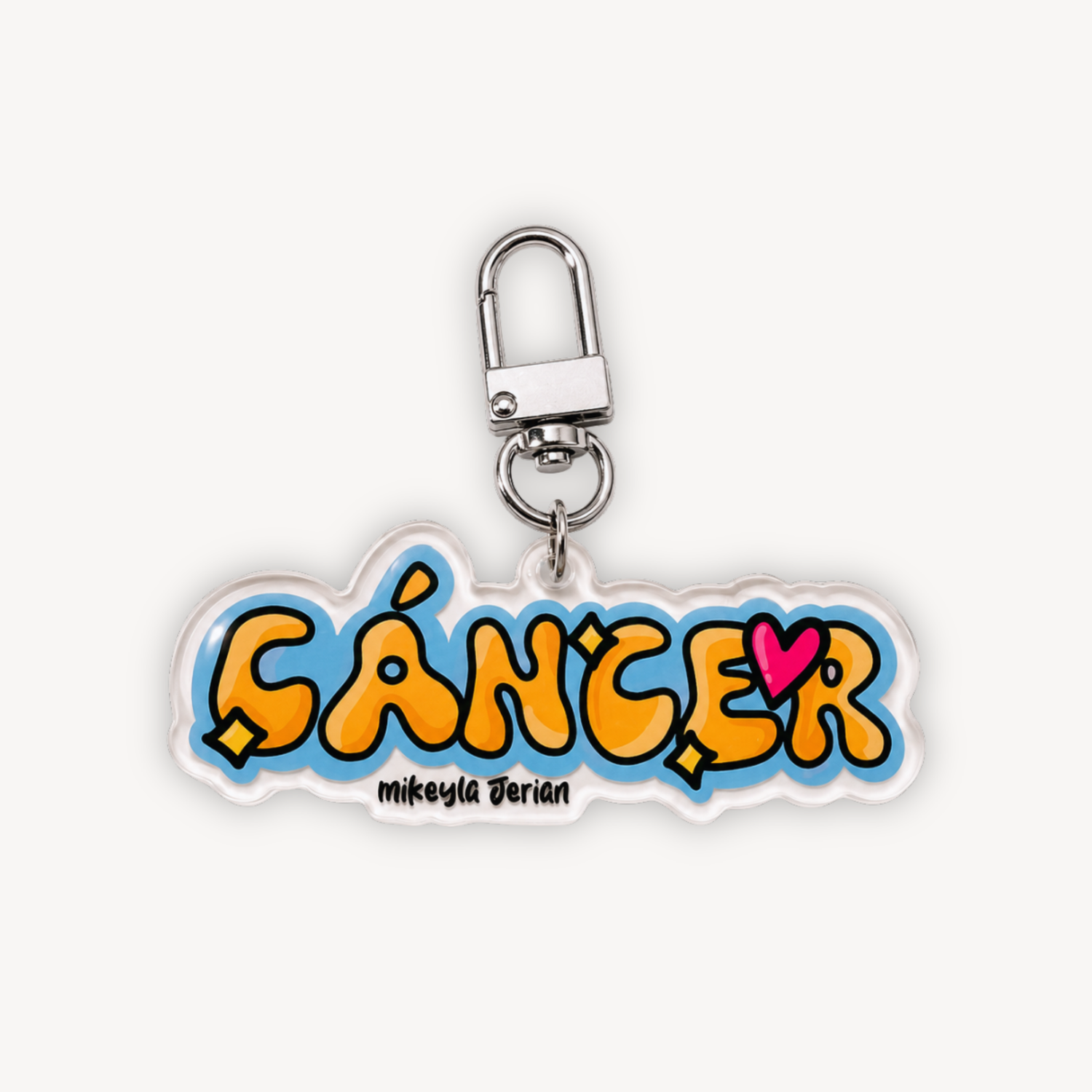 Cáncer Keychain