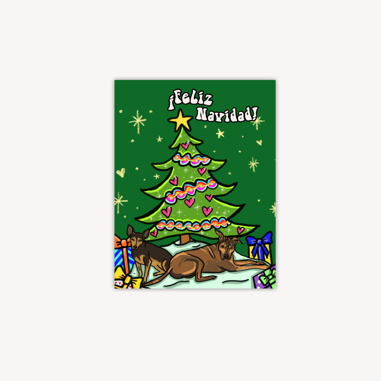 Regalos de Navidad Bawita y Nala Greeting Card