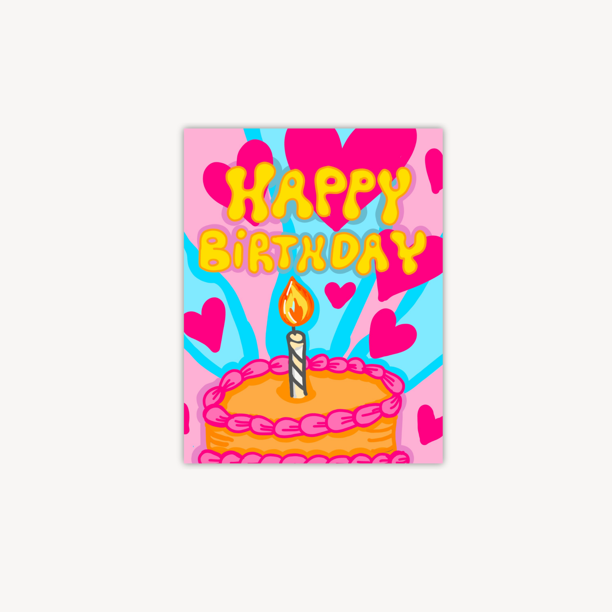 Happy Birthday Rosa Greeting Card