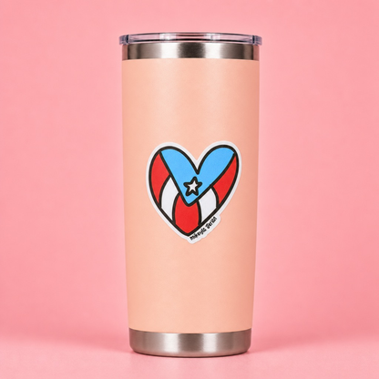 Corazón Bandera Sticker