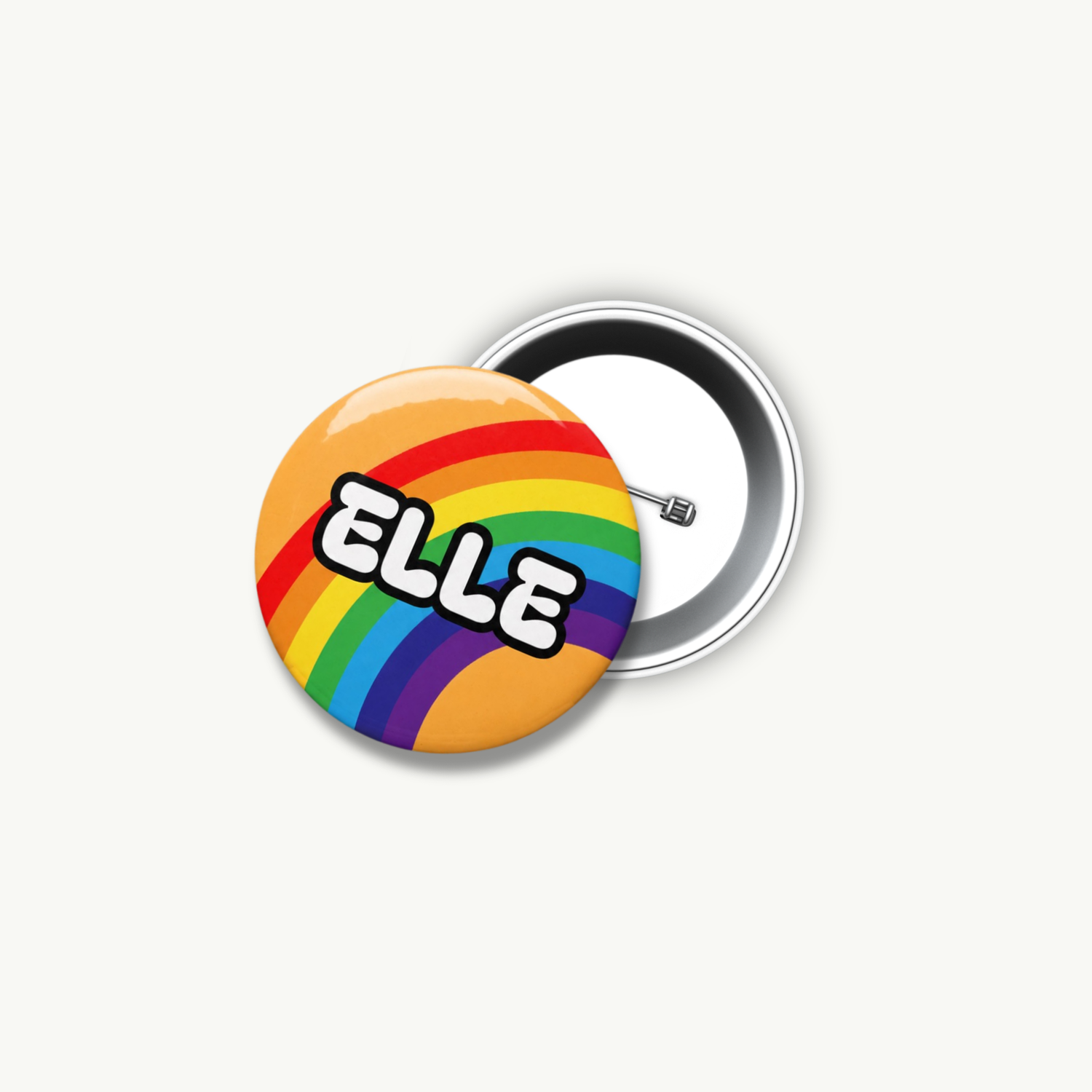 Elle Pin Button