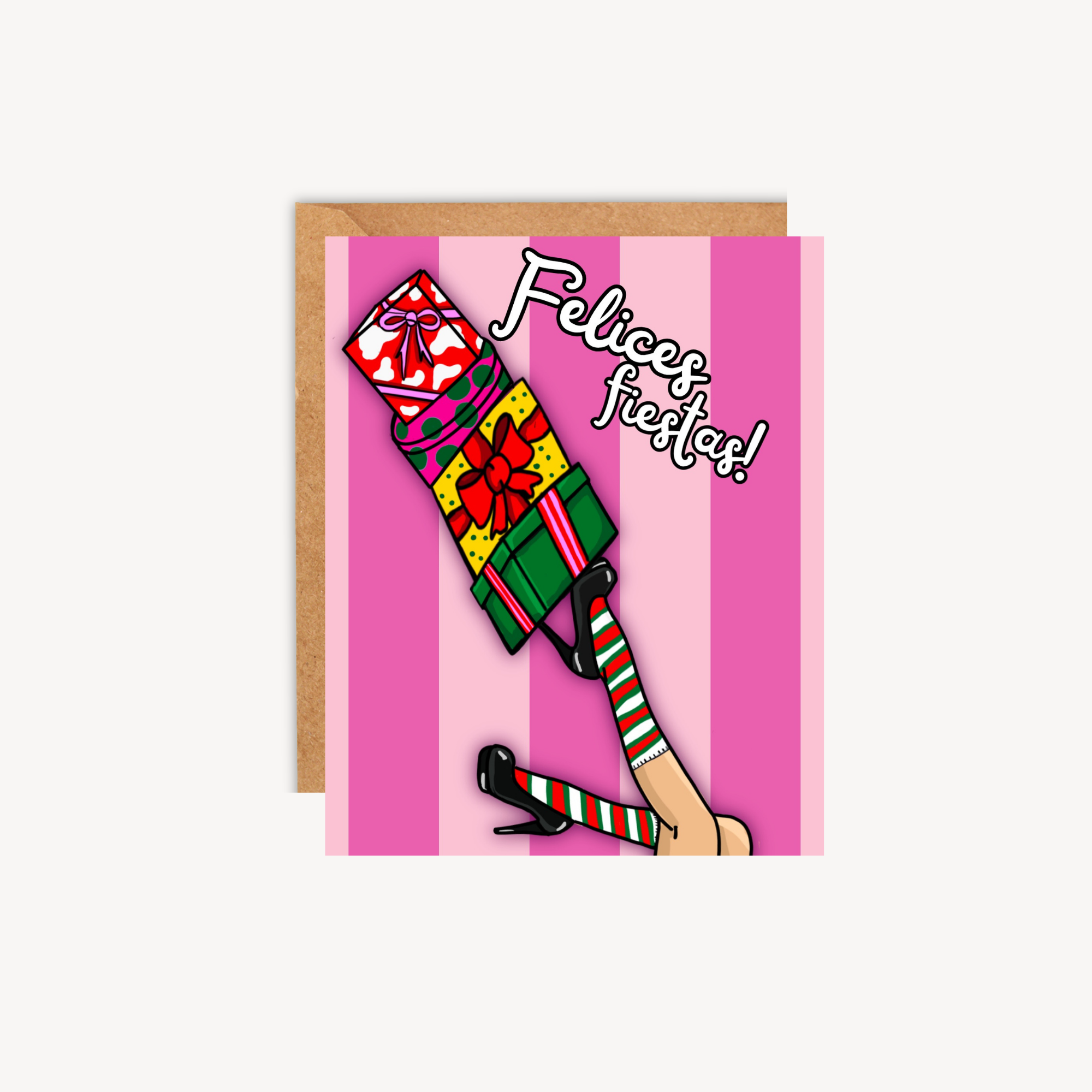 Felices Fiestas Sassy Greeting Card