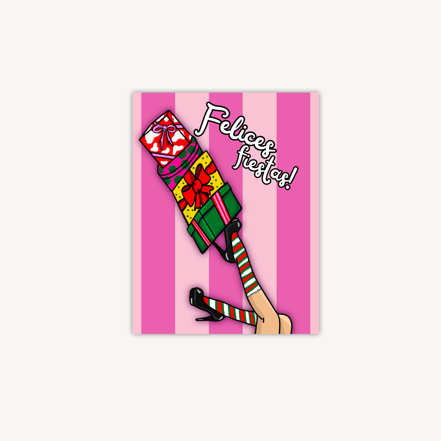 Felices Fiestas Sassy Greeting Card