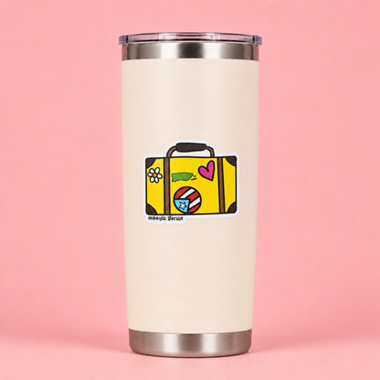 Maleta Amarilla Sticker