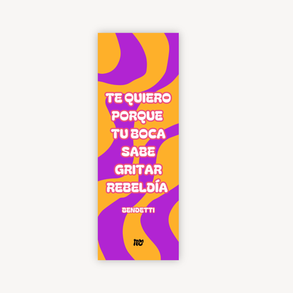 Te Quiero Bookmark